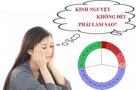 Kinh nguyệt không đều phải làm sao