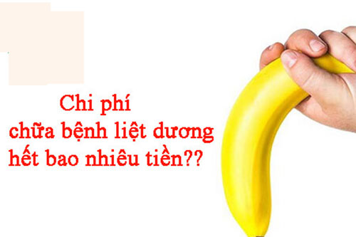 Chi phí điều trị liệt dương