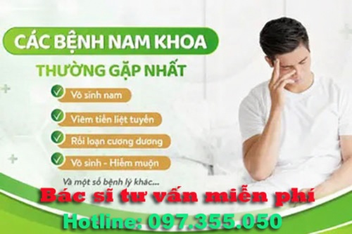 11 bệnh nam khoa thường gặp và dấu hiệu nhận biết