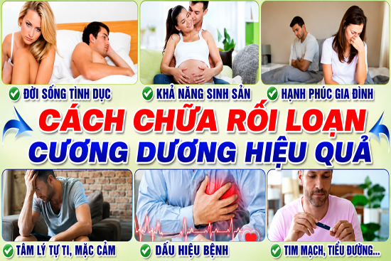Cách chữa rối loạn cương dương hiệu quả